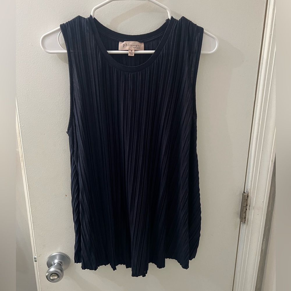 Philosophy tank blouse